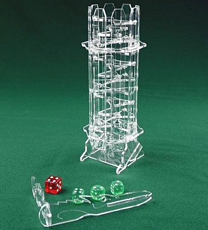 Настольная игра, ПРАВИЛЬНЫЕ ИГРЫ, Башня для бросания кубиков «EVO» LP-008-064 аксессуар правильные игры башня для бросания кубиков старый замок