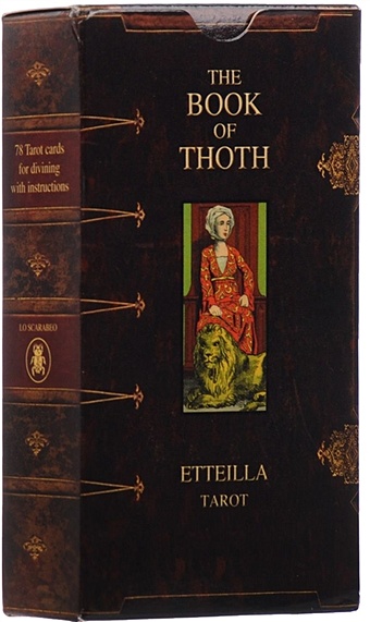 The Book of Thoth. Таро Гранд Эттейла. 78 карт + инструкция ботаническое вдохновение карты с четырьмя полными английскими картами таро загадочные гадания семейная настольная игра