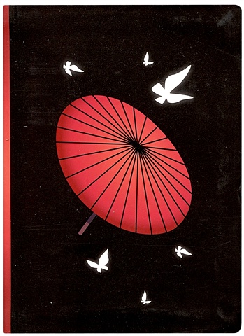 чехол для карточек аниме японский зонтик и бабочки Блокнот Аниме Японский зонтик и бабочки