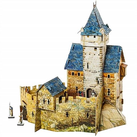 Средневековый город Охотничий замок (294) (без ножниц и клея) (коробка) (Умная бумага)