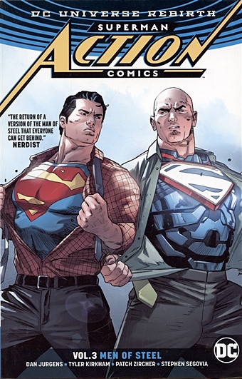 Jurgens D. Superman: Action Comics Volume 3: Men of Steel tomasi p j superman the rebirth deluxe edition book 3