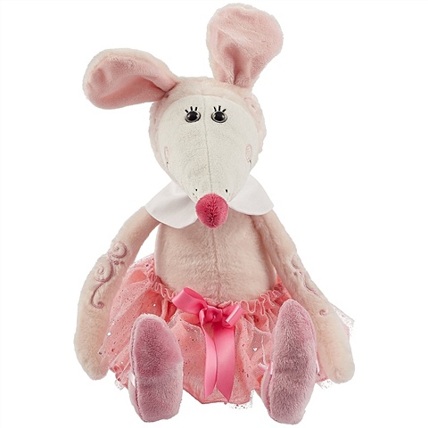Мягкая игрушка «Мышка-балерина Лола», в розовом, 26 см