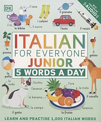Italian for Everyone Junior 5 Words a Day
