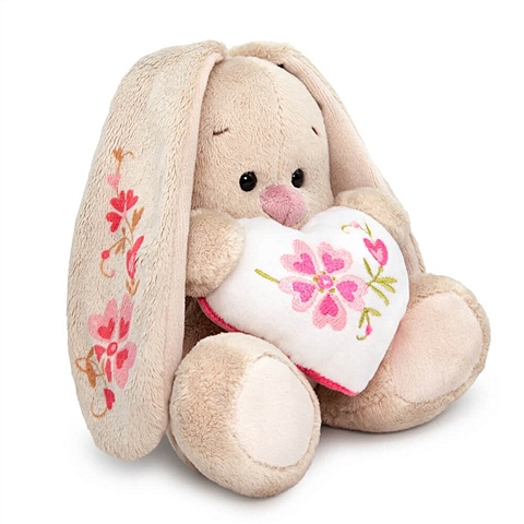 Мягкая игрушка Зайка Ми Нежное сердечко (малыш) (15 см) мягкая игрушка сердечко