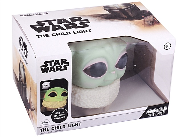 Светильник Star Wars Mandalorian The Child (пластик) (15 см) цена и фото