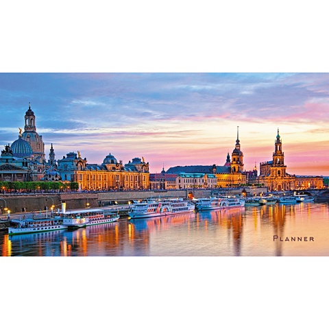 Планинг карманный «Дрезден на рассвете» недатированный, 64 листа