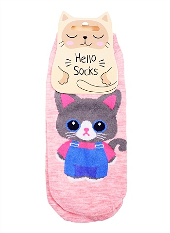 Носки Hello Socks Котик в кофточке (36-39) (текстиль) носки hello socks котик в кофточке 36 39 текстиль