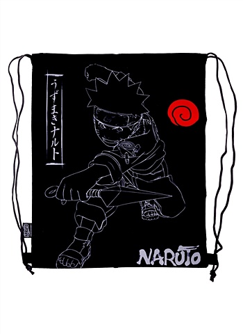 Мешок для сменной обуви Naruto 38*48, полиэстер мешок для сменной обуви созвездие 48 36см