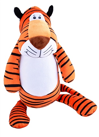 игрушка на пружинке рыжий тигр Мягкая игрушка Тигр Кензо малый рыжий