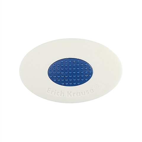 Ластик Smart Mini Oval белый, пласт.держатель, европодвес
