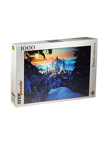 Пазлы 1000 Бавария Замок Нойшванштайн (79103) (680х480) (Travel Collection) (3+) (коробка)