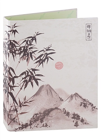 Папка 2кольца А4 Япония. Бамбук, лам.картон