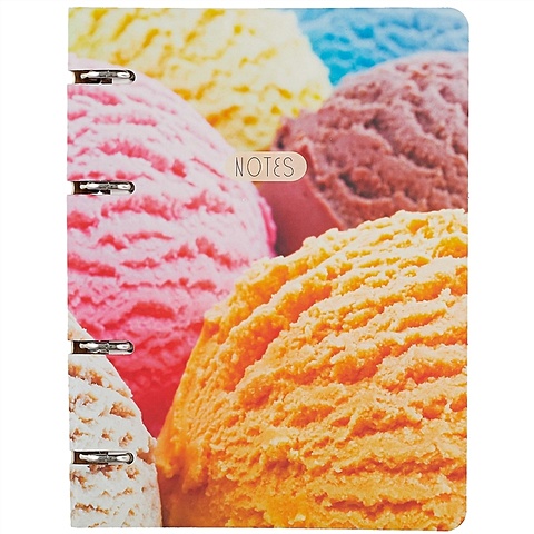printio обложка для паспорта ice cream Тетрадь на кольцах Ice cream, 120 листов
