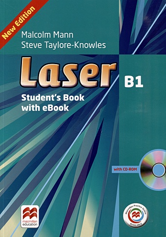 Taylore-Knowles S., Mann M. Laser B1. Students Book with CD-ROM, Macmillan Practice Online and eBook mann m taylore knowles s laser 3ed b1 sb r mpo ebook pk cd