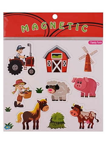 Магнитные фигуры «Ферма» мир деревянных игрушек магнитные фигуры ферма д004