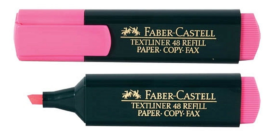 цена Текстовыделитель 1548 розовый, флюор., Faber-Castell