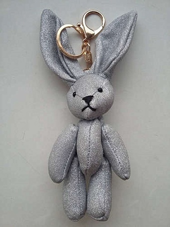Сувенир, Брелок-зайка блестящий Z блестящий самодельный геометрический кролик любовь телефон силиконовая фотография diy брелок
