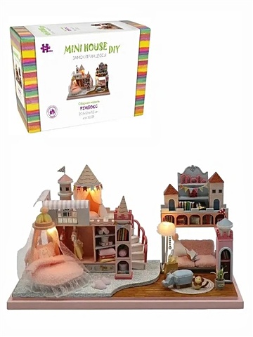 Сборная модель Румбокс MiniHouse Замок принцессы конструктор интерьер в миниатюре хижина 21 ого века