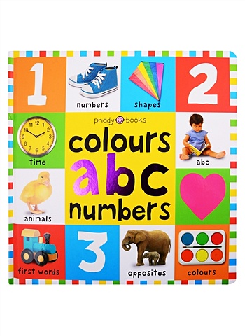 Priddy R. Colours ABC Numbers first glossary 2 numbers colors shapes animals vehicles