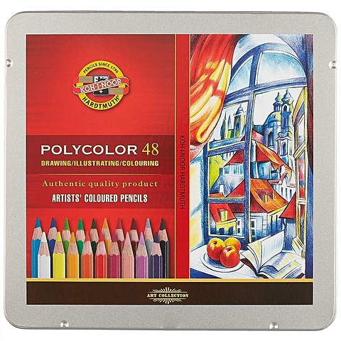 Цветные карандаши «Polycolor», Koh-I-Noor, 48 цветов цветные карандаши polycolor koh i noor 36 цветов