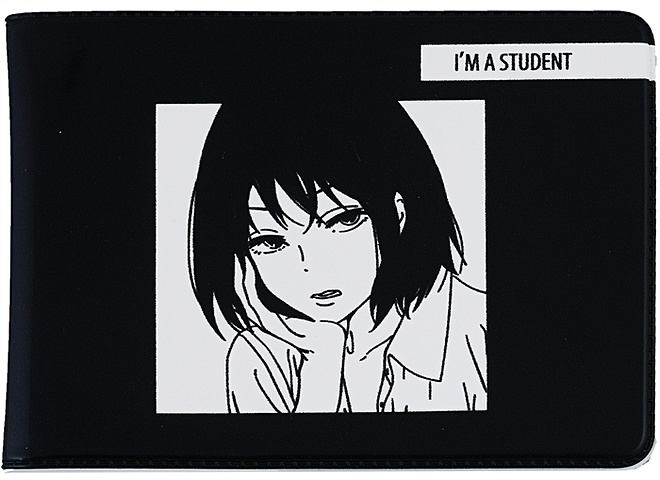 Обложка для студенческого Аниме Девушка (Дзе) блокнот аниме девушка дзе