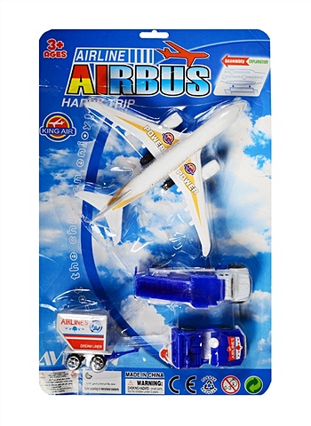 Набор Airbus (самолёт + техника) (15-01848-4634)