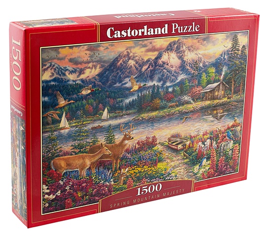 Пазл Castorland, 1500 элементов - У подножия гор castorland 1500 парусник на закате многоцветный