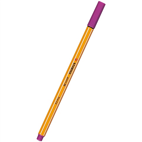 Капиллярная ручка «Рoint» 58, Stabilo, сиреневая капиллярная ручка рoint 44 жёлтая stabilo