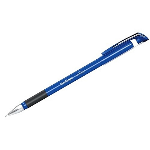 Ручка шариковая, Berlingo, xFine синяя, 0,3мм, грип CBp_03500