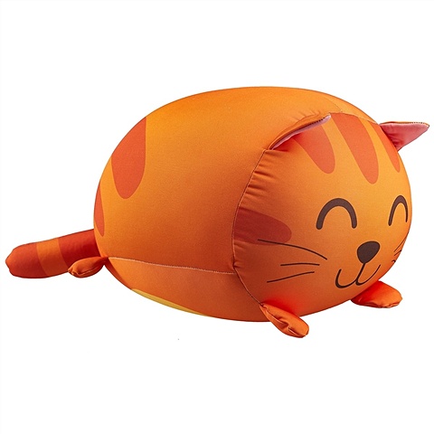 Игрушка-антистресс «Котик рыжий лежит», 30 см вязаный рыжий котик 7 см игрушка ручной работы
