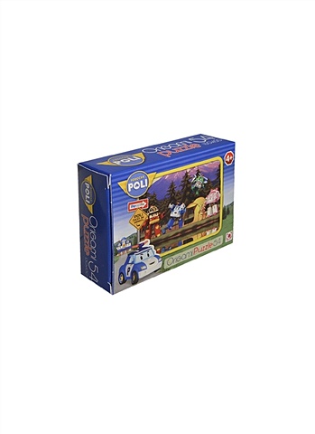 цена Пазл-мини 54А 00184 Robocar (130х100) (4+) (коробка) (Оригами)