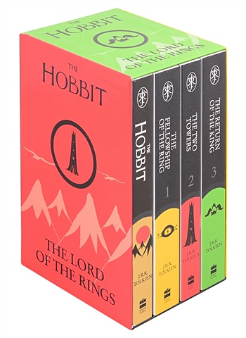 Tolkien J. The Hobbit & The Lord of the Rings. Boxed Set (комплект из 4 книг)