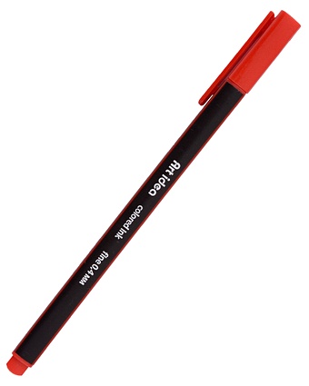 Ручка капиллярная красная, Art idea цена и фото