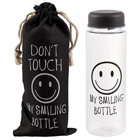 Бутылка «My smiling bottle», с сумочкой, 500 мл