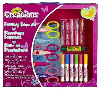 ручки crayola смываемые гелевые ручки take note 6 шт Набор для творчества Crayola/Крайола Создавай и украшай картонная упаковка 98387C