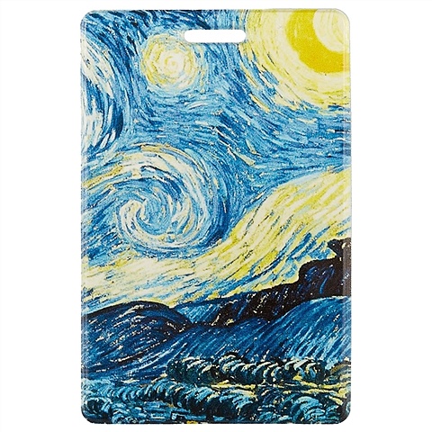Чехол для карточек «Винсент Ван Гог. Звёздная ночь» чехол для карточек ван гог звёздная ночь горизонтальный