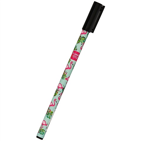 Ручка гелевая Flamingo, синяя ручка гелевая juicy strawberry синяя 0 5мм в силиконовом корпусе меняет цвет на солнце