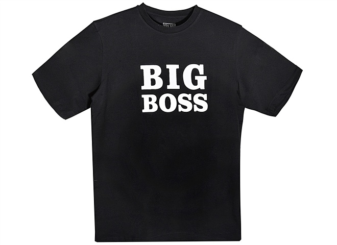 Футболка Big Boss (черная) (текстиль) (one size) футболка yana besfamilnaya оверсайз хлопок размер one size s l белый черный