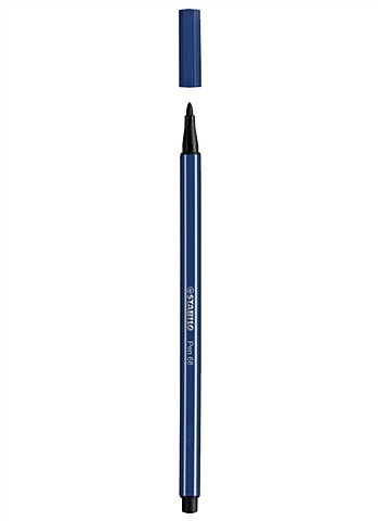 Фломастер Stabilo Pen 68 1мм т/синий 68/22