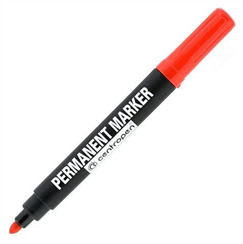 ремоколор маркер перманентный ремоколор красный 13 0 051 Маркер перманентный красный, 2,5мм, круглый, Centropen