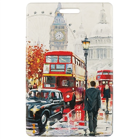 Чехол для карточек London: Акварель силиконовый чехол на vivo y3 пейзаж 10 для виво ю3