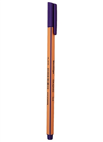 кружка машенька просто космос фиолетовая внутри и фиолетовая ручка Ручка капиллярная фиолетовая Rapido 0,4мм, Berlingo