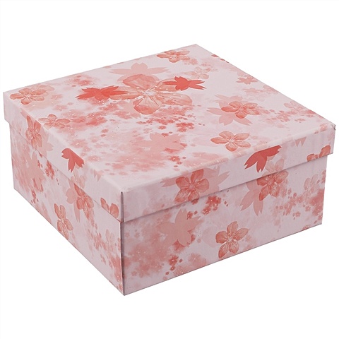 Подарочная коробка «Сакура», средняя подарочная упаковка лэтуаль подарочная коробка лэтуаль средняя