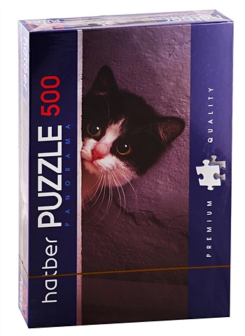 Пазл 500 элементов Premium Панорама. Любопытный котик силиконовый чехол любопытный котик на meizu m8 мейзу м8