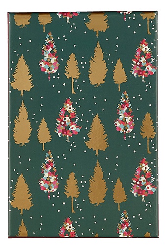Коробка подарочная Зимний лес 21*14*8,5см, Новый год, картон
