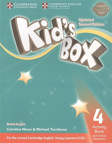 Nixon C., Tomlinson M. Kids Box. British English. Activity Book 4 with Online Resources. Updated Second Edition charrington mary covill charlotte palin cheryl bright ideas level 3 activity book with online practice