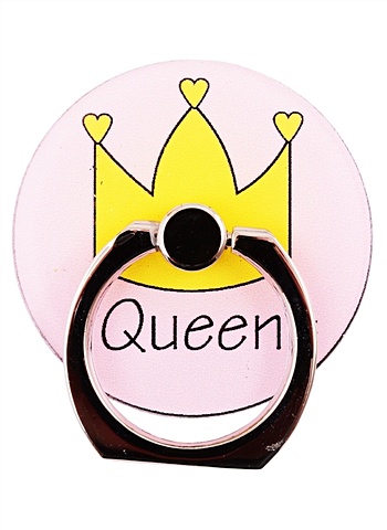 Держатель-кольцо для телефона Queen (корона) (металл) фото