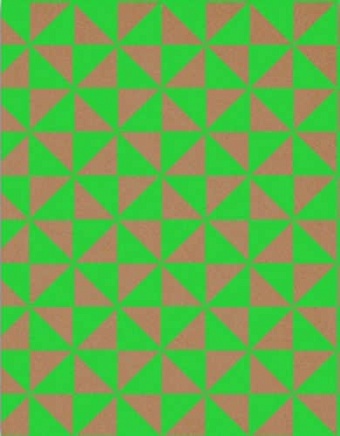 Записная книжка, Феникс+ А6 (117*151) 160стр Треугольник на зеленом твердая обложка 43169 43169