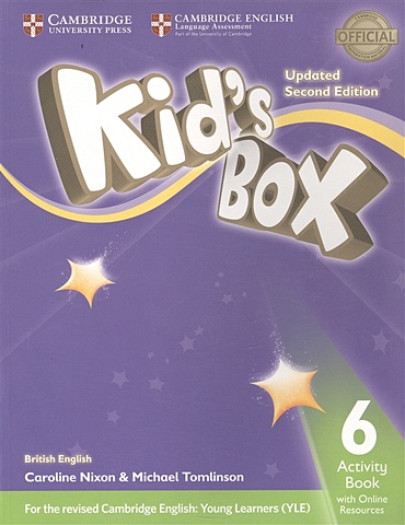Nixon C., Tomlinson M. Kids Box. British English. Activity Book 6 with Online Resources. Updated Second Edition gray e skills biulder flyers 1 for young learners teacher s book
