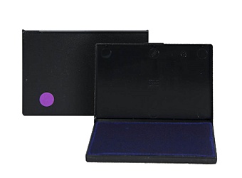 Штемпельная подушка фиолетовая 11*7см, 9052ф, TRODAT штемпельная подушка сердечко чёрный 4 3х5х2 см
